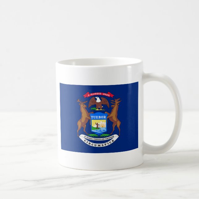 Michigan-Staats-Flagge Tasse (Rechts)