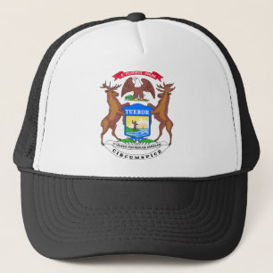 Michigan-Staats-Siegel Truckerkappe