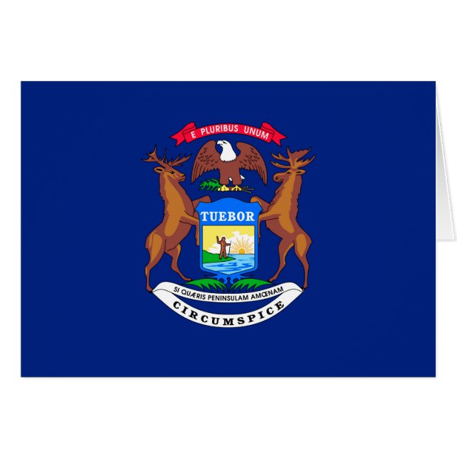 Michigan State Flag Design (Vorderseite (Horizontal))