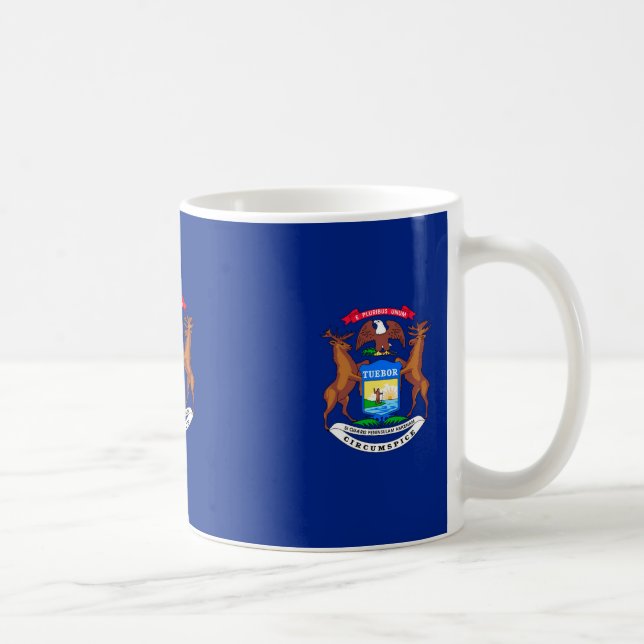 Michigan State Flag Design Tasse (Rechts)