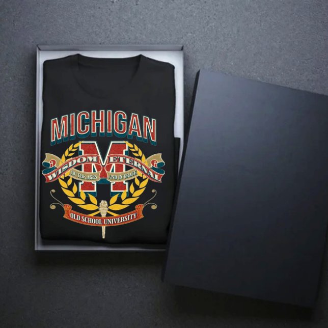 Michigan state old school university varsity T-Shirt (Von Creator hochgeladen)