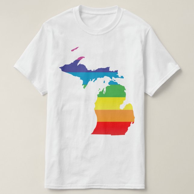 Michigan striped Stolz T-Shirt (Design vorne)