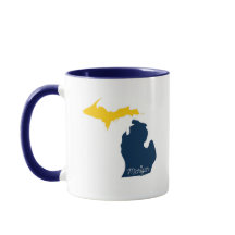 Michigan Tasse - Mais und Blau