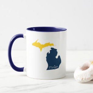 Michigan Tasse - Mais und Blau