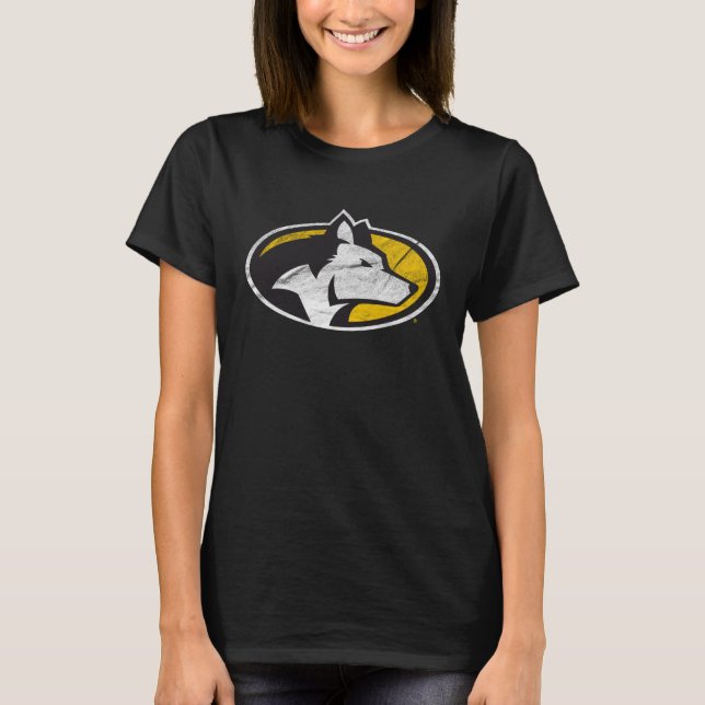 Michigan Tech-Huskies störten Primär T-Shirt (Vorderseite)