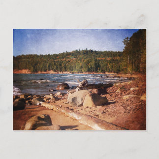 Michigan Upper Peninsula Shoreline Postkarte