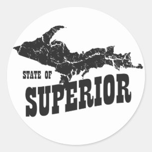 Michigan Upper Peninsula Staat Superior Sticker