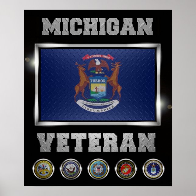 Michigan Veteran Poster (Vorne)