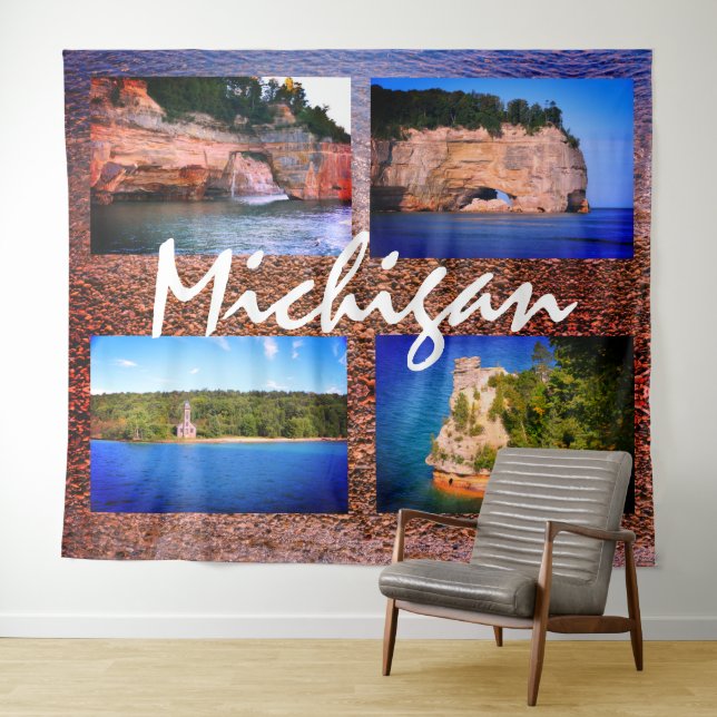 Michigan Wandteppich (Beispiel (Horizontal))
