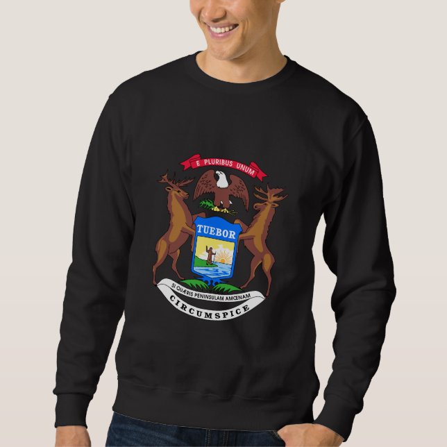 Michigan-Wappen-Sweatshirt Sweatshirt (Vorderseite)