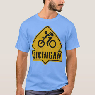 Michigan Warnschild für Abfahrten T-Shirt