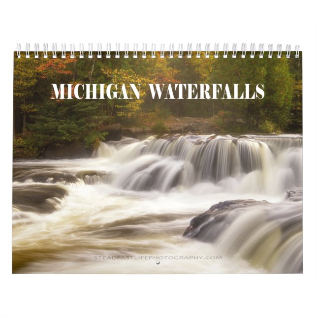 Michigan Waterfalls Calendar Kalender (Titelbild)