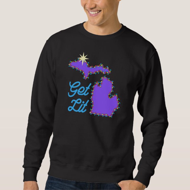 Michigan Weihnachten - Funny Sweatshirt! Sweatshirt (Vorderseite)