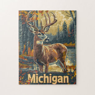 Michigan Weißschwanzhirsche Puzzle