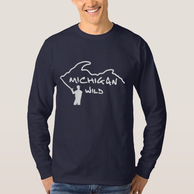 Michigan Wild Logo Long Sleeve T - Shirt (Vorderseite)