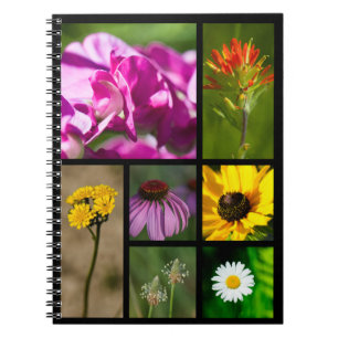 Michigan Wildblumen Montage Notizblock