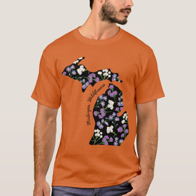 Michigan Wildflowers Oversized T-Shirt (Vorderseite)