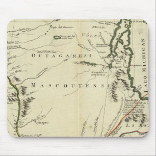 Michigan, Wisconsin, Illinois Mousepad