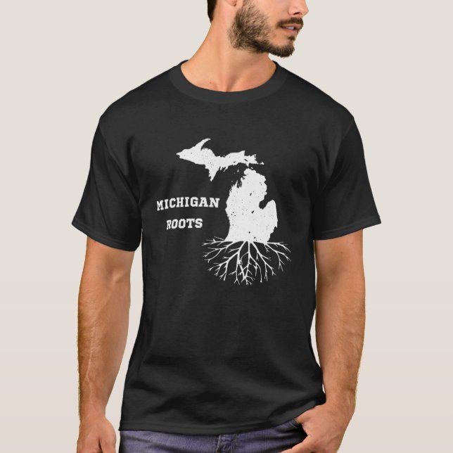 Michigan-Wurzeln T-Shirt (Vorderseite)