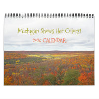 "MICHIGAN ZEIGT IHRE HERBSTFARBEN" 2025 KALENDER