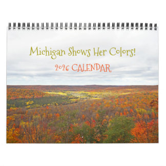 "MICHIGAN ZEIGT IHRE HERBSTFARBEN" 2026 KALENDER