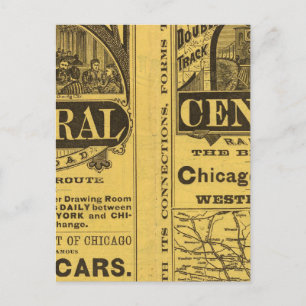 Michigan Zentralbahn Postkarte