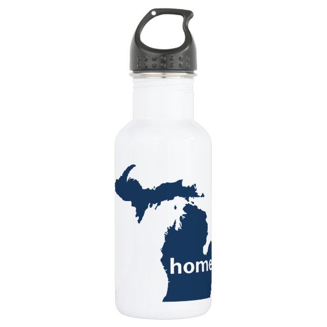 Michigan-Zuhause Edelstahlflasche (Vorderseite)