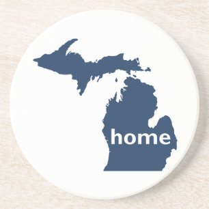 Michigan-Zuhause Getränkeuntersetzer