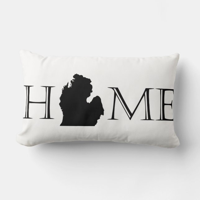 Michigan-Zuhause-Kissen Lendenkissen (Vorderseite)