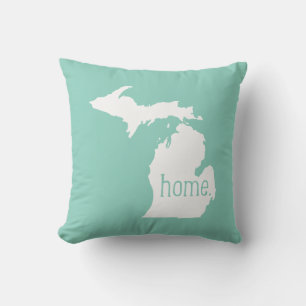 Michigan Zuhause Staat Throw Kissen