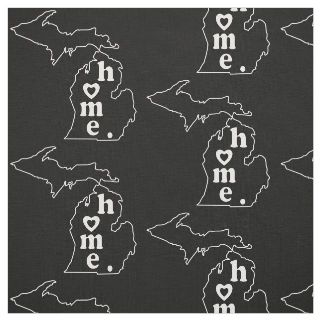 Michigan-Zuhause Stoff (Muster)