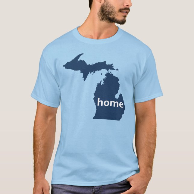 Michigan-Zuhause T-Shirt (Vorderseite)