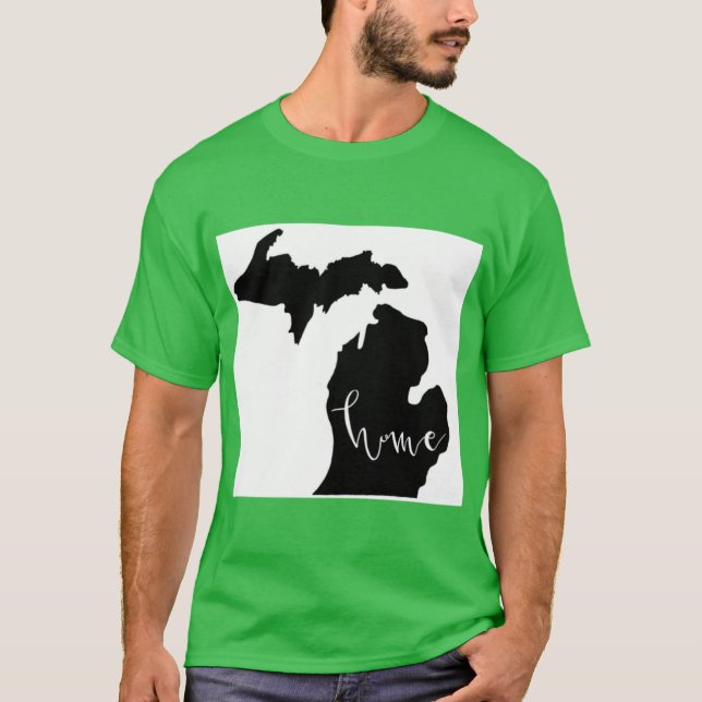 Michigan Zuhause T-Shirt (Vorderseite)