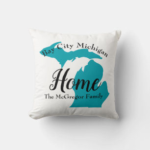 Michigan Zuhause Throw Kissen