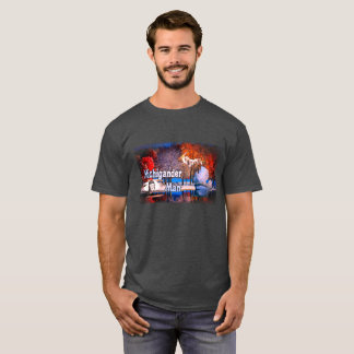 Michigander Mann-Fall-Schnee T-Shirt
