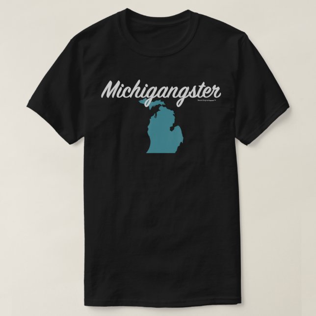 Michigangster Michigan Mitten T-Shirt (Design vorne)