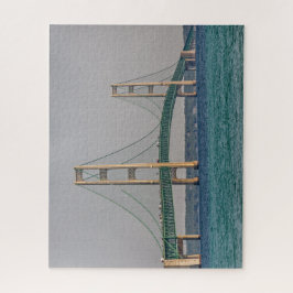 Michigans majestätische Mackinac-Brücke Puzzle