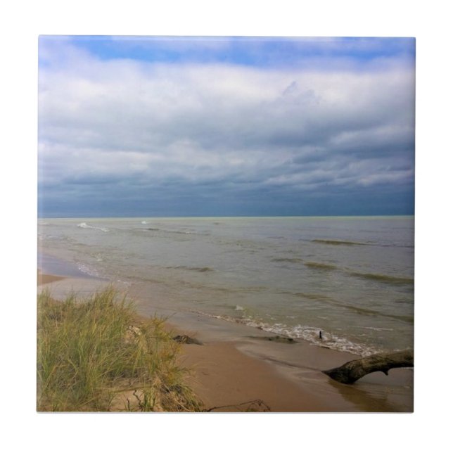 Michigansee, Sheyboygan, WI Fliese (Vorderseite)