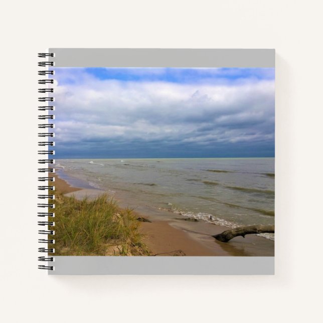 Michigansee, Sheyboygan, WI Notizbuch (Vorderseite)