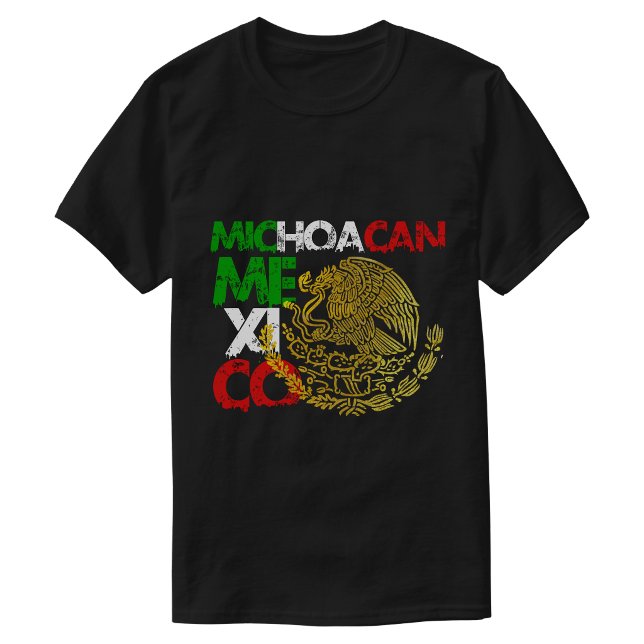 Michoacan Mexico Flag Shirt-Shirt T-Shirt (Michoacan Mexico Flag T-Shirt)