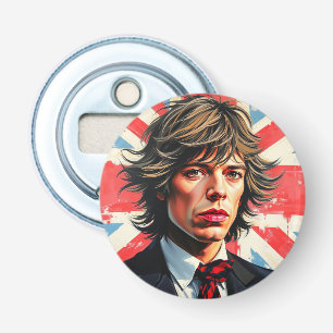 Mick Jagger Rolling Stones vor einer Gewerkschaft Flaschenöffner