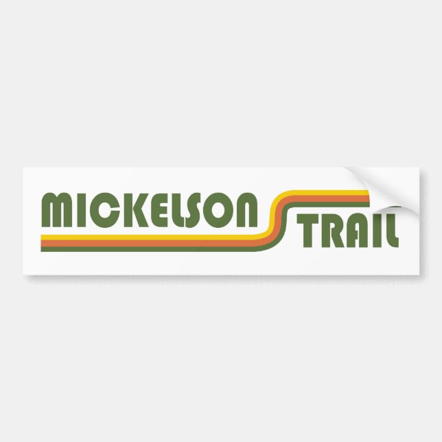 Mickelson Trail South Dakota Autoaufkleber (Vorne)