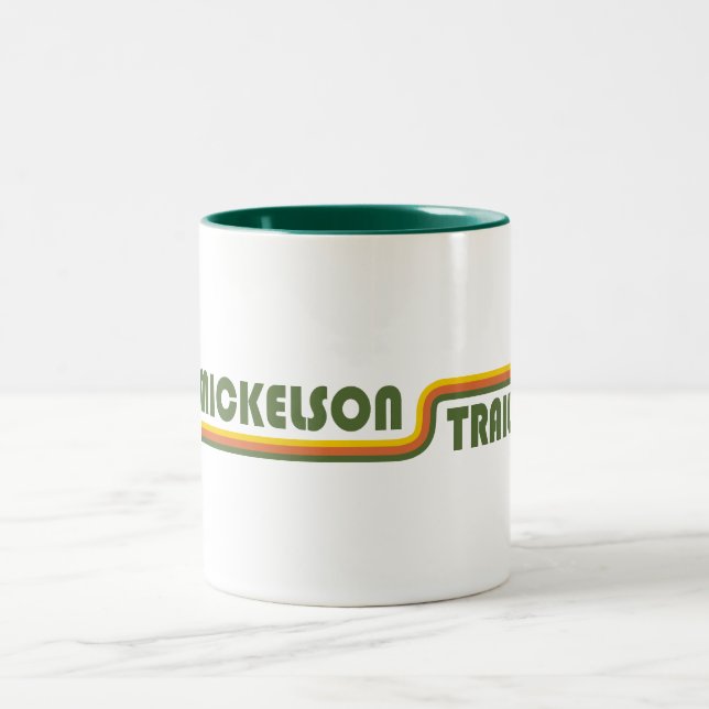 Mickelson Trail South Dakota Zweifarbige Tasse (Mittel)