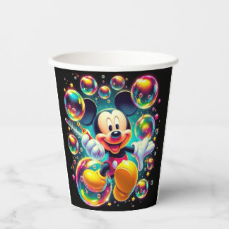 Mickey and Minnie Festive Celebration Colorful Pap Pappbecher