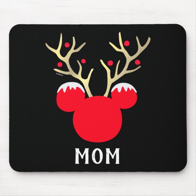 Mickey Family Christmas Mom  Mousepad (Vorne)