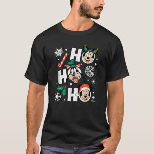 Mickey Freunde Ho Ho Ho Charaktere T-Shirt