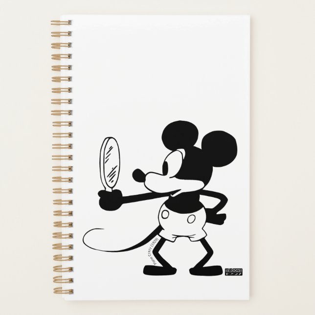 Mickey - Looking in the Mirror (Plane Crazy 1929) Planer (Vorderseite)