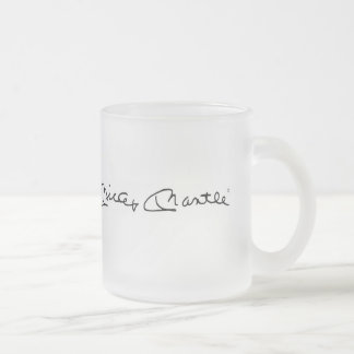 Mickey Mantle® mattierte GlasTasse Mattglastasse