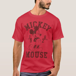 Mickey Maus 1928 Maroon-Porträt vintage T-Shirt