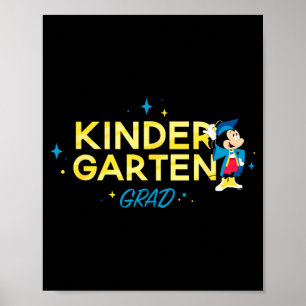 Mickey Maus 'Kindergarten-Absolvent' Kinder-Abschl Poster